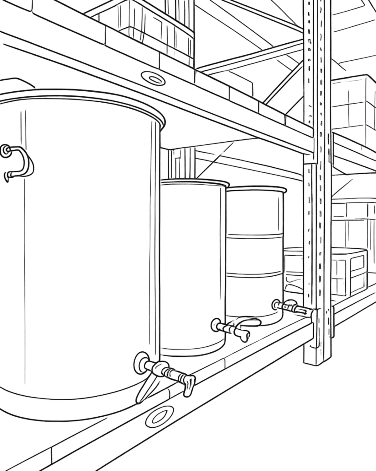Manufacturing facility illustration
